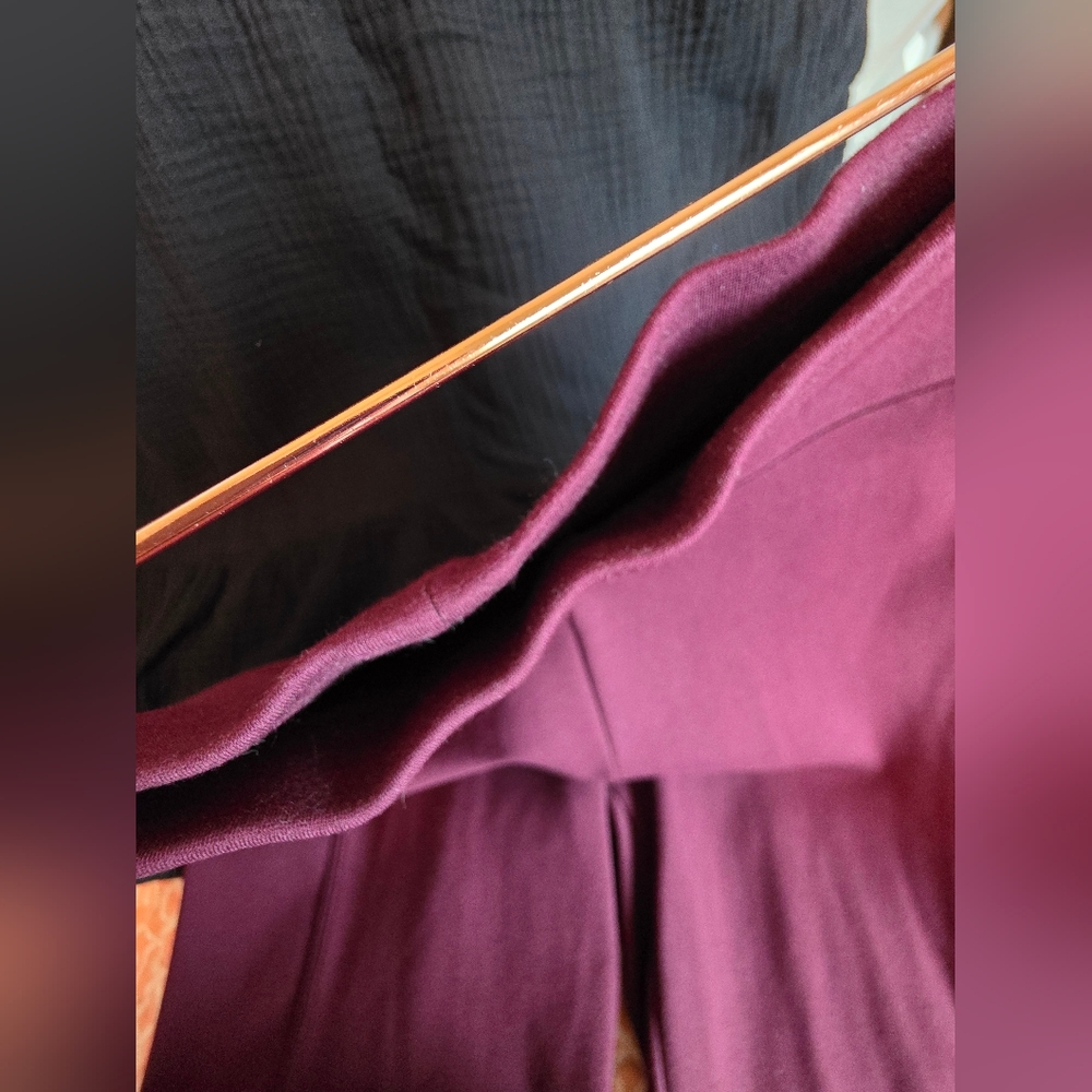 Seven7 Burgundy High-Waisted Leggings - Picture 5 of 10